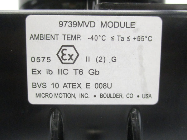 MICRO MOTION 9739MVD NSNP