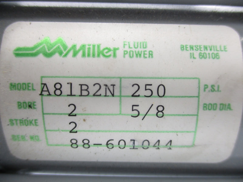 MILLER A81B2N 250PSI 5/8" NSNP