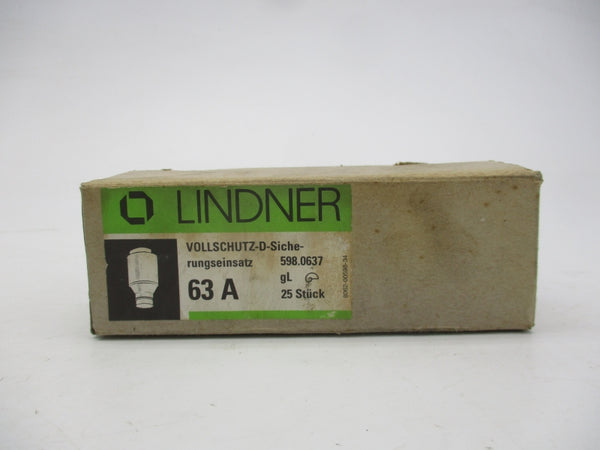 LINDNER 598.0637 500V 63A (PKG OF 25) NSMP