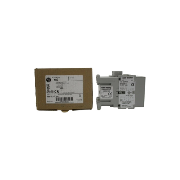 ALLEN BRADLEY 100-C37Q00 SER. C 12V (BR/WH) NSMP