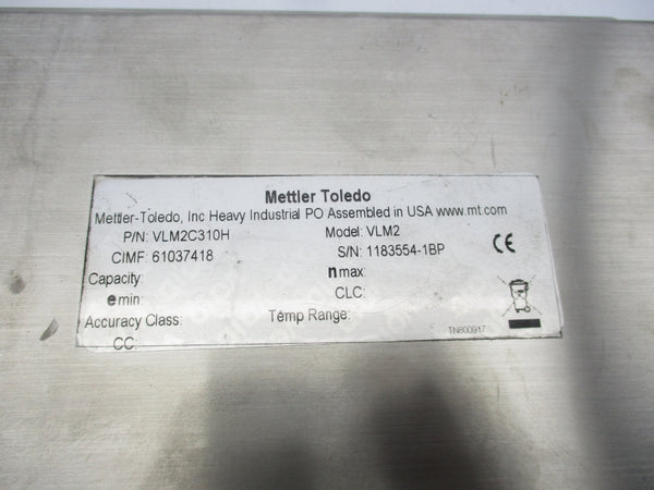 METTLER TOLEDO VLM2C310H VLM2 NSNP