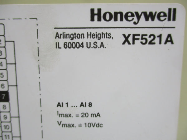 HONEYWELL XF521A 10VDC UNMP