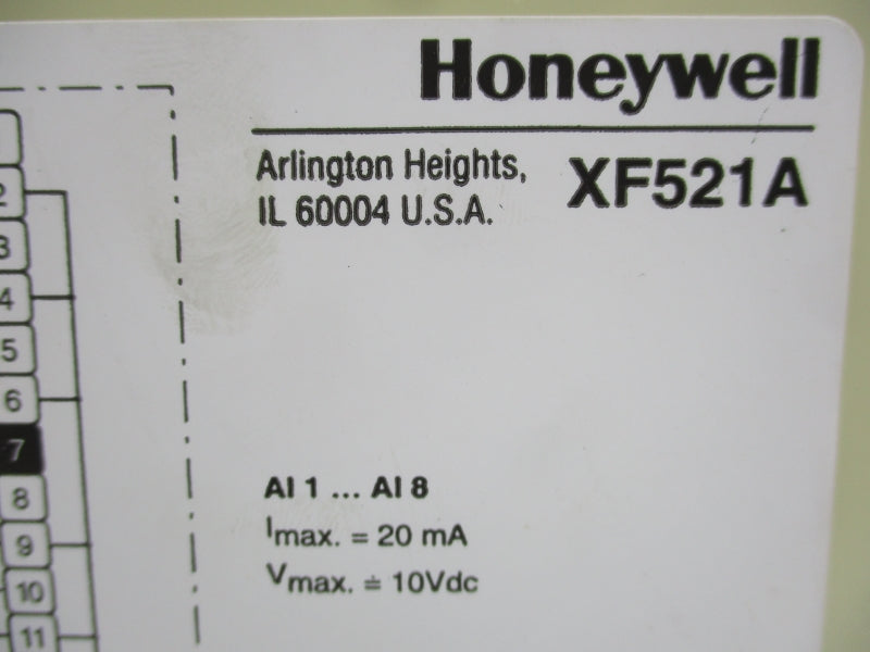 HONEYWELL XF521A 10VDC UNMP