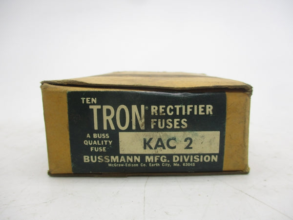 BUSSMANN KAC2 250VAC 2A (PKG OF 10) (BR/BR) NSMP
