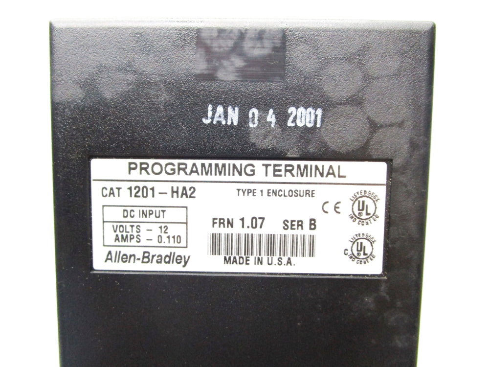 ALLEN BRADLEY 1201-HA2 SER. B F/W 1.07 12V 0.110A NSMP