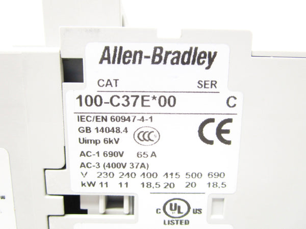 ALLEN BRADLEY 100S-C37EJ22C SER. C 24VDC (BR/WH) NSMP
