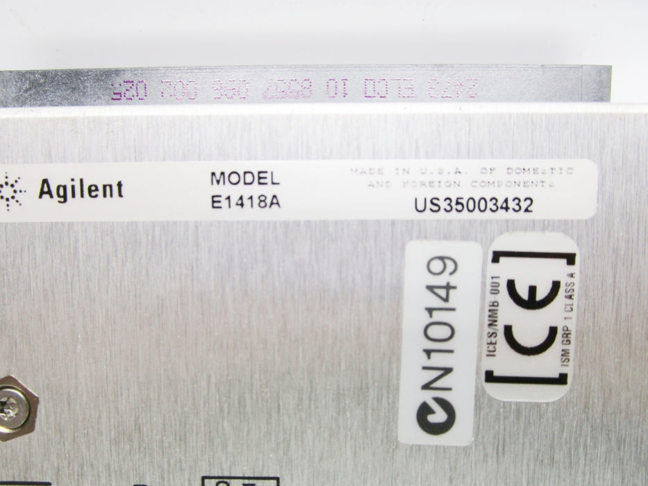 AGILENT TECHNOLOGIES E1418A NSMP