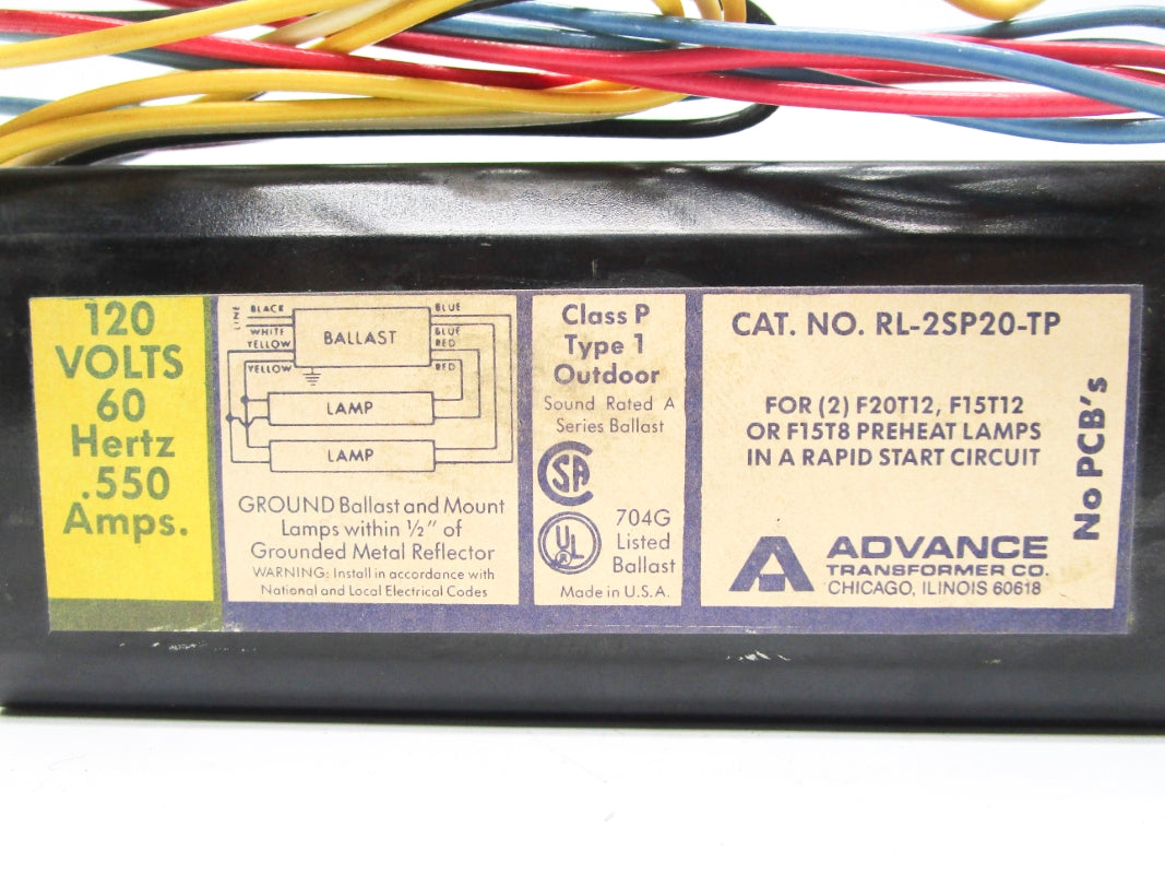ADVANCE RL-2SP20-TP 120V NSNP
