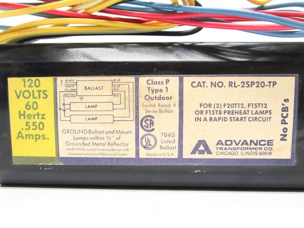 ADVANCE RL-2SP20-TP 120V NSNP