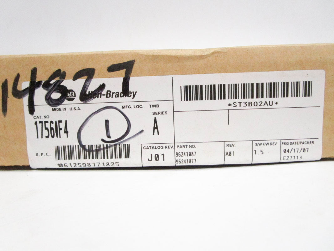 ALLEN BRADLEY 1756-OF4 SER. A F/W 1.5 24VDC NSMP