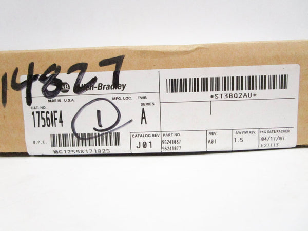 ALLEN BRADLEY 1756-OF4 SER. A F/W 1.5 24VDC NSMP