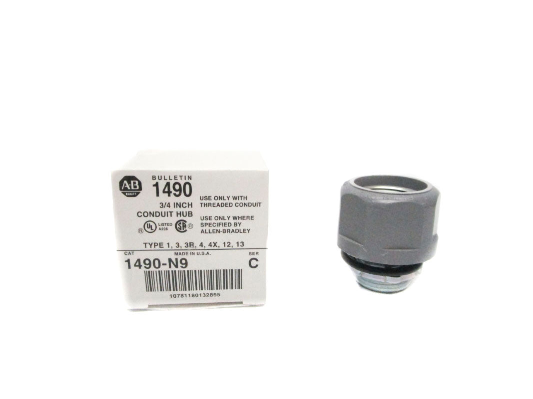 ALLEN BRADLEY 1490-N9 SER. C 3/4" (WH) NSMP
