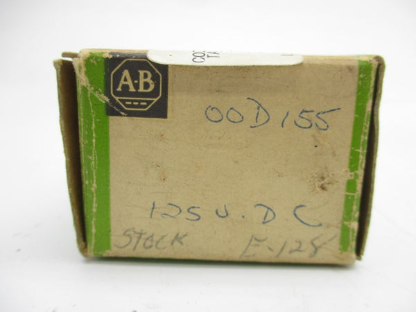 ALLEN BRADLEY 00D155 125VDC (BK/GR) NSMP