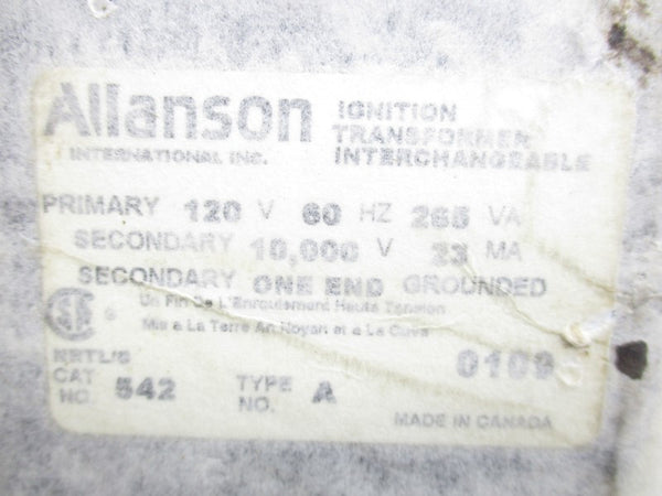 ALLANSON 542-A 120V NSMP