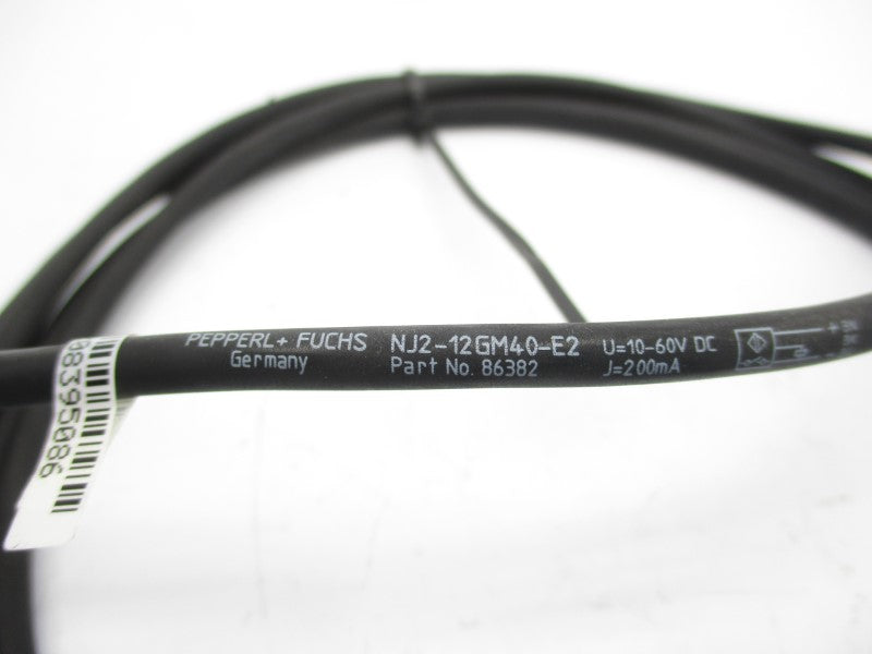 PEPPERL+FUCHS NJ2-12GM40-E2 86382 10-60VDC NSNP