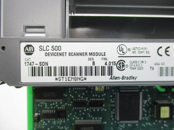 ALLEN BRADLEY 1747-SDN SER. B F/W 4.015 24VDC NSMP