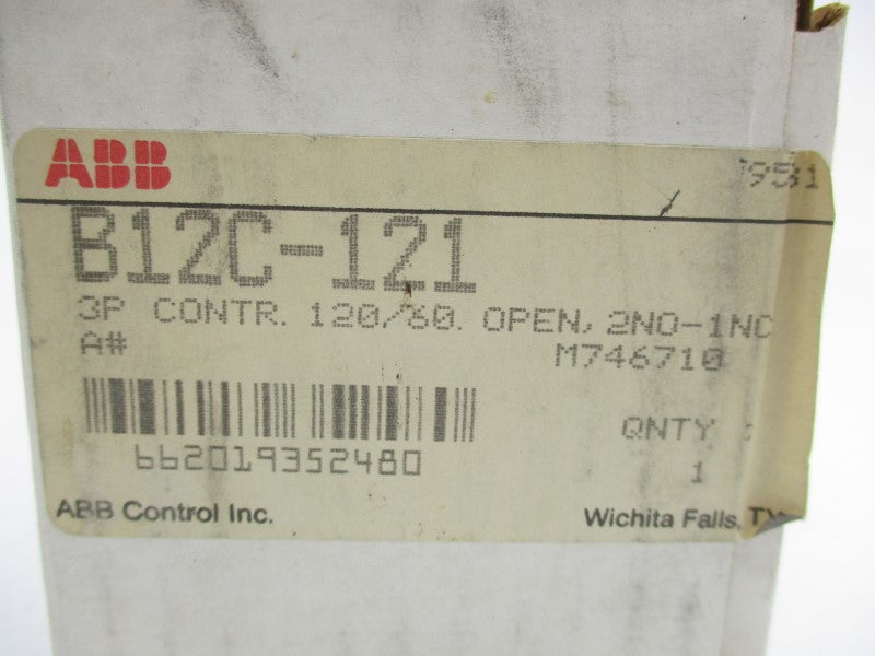 ABB B12C-121 110/120V NSMP