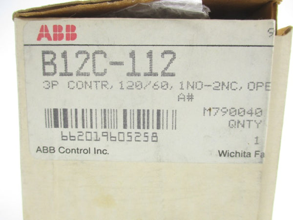 ABB B12C-112 110/120V NSMP