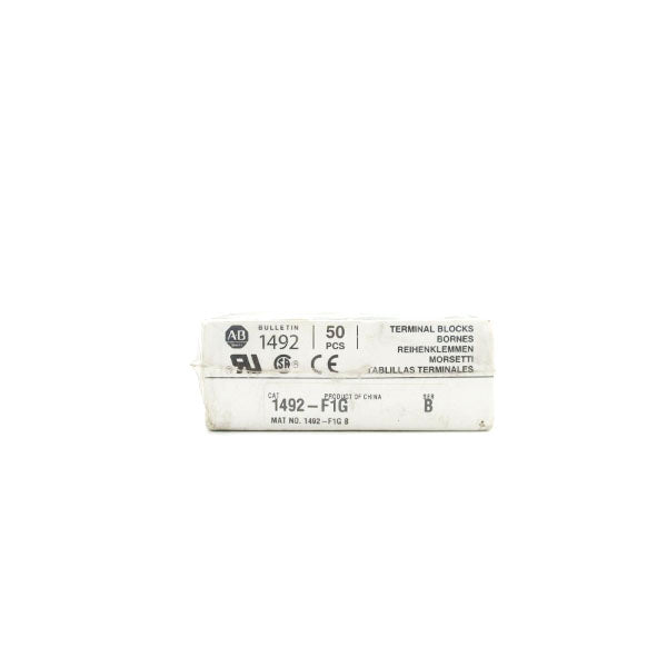 ALLEN BRADLEY 1492-F1G SER. B (PKG OF 50) (WH) NSMP