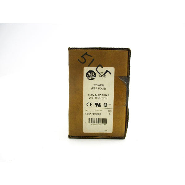 ALLEN BRADLEY 1492-PD3226 SER. B 600V 620A (BR/WH) NSFS
