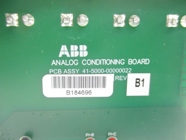 ABB 41-5000-00000022 REV. B1 UNMP