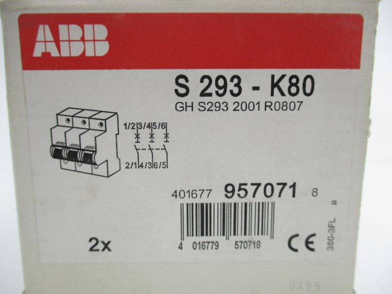 ABB S293-K80 400V 80A NSMP