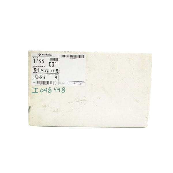 ALLEN BRADLEY 1753-IB16 SER. A DATE: 2009 REV. 01 NSFS