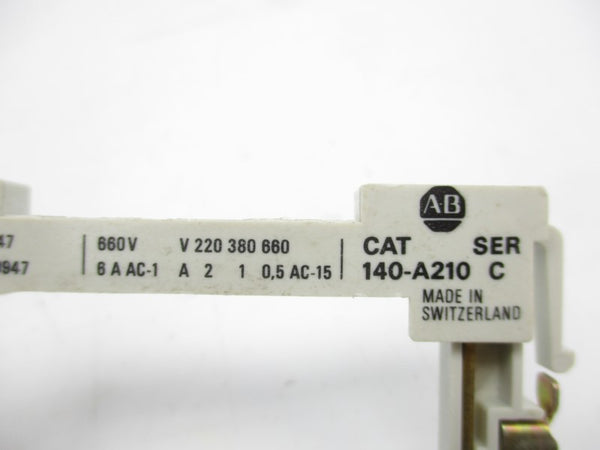 ALLEN BRADLEY 140-A210 SER. C 660V 6A UNMP