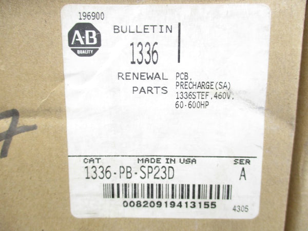 ALLEN BRADLEY 1336-PB-SP23D SER. A 460V NSMP