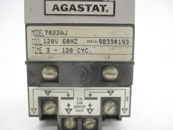 AGASTAT 7022AJ 120V 3-120 UNMP