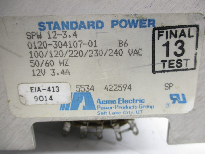 ACME ELECTRONIC SPW12-3.4 240VAC 3.4A UNMP