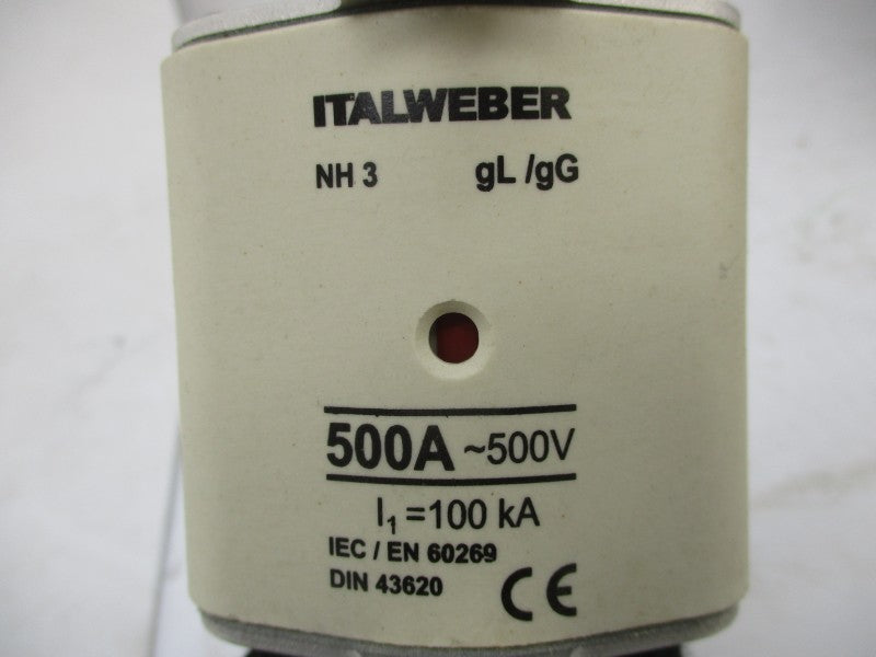 ITALWEBER NH3500A 500V 500A (PKG OF 3) NSMP