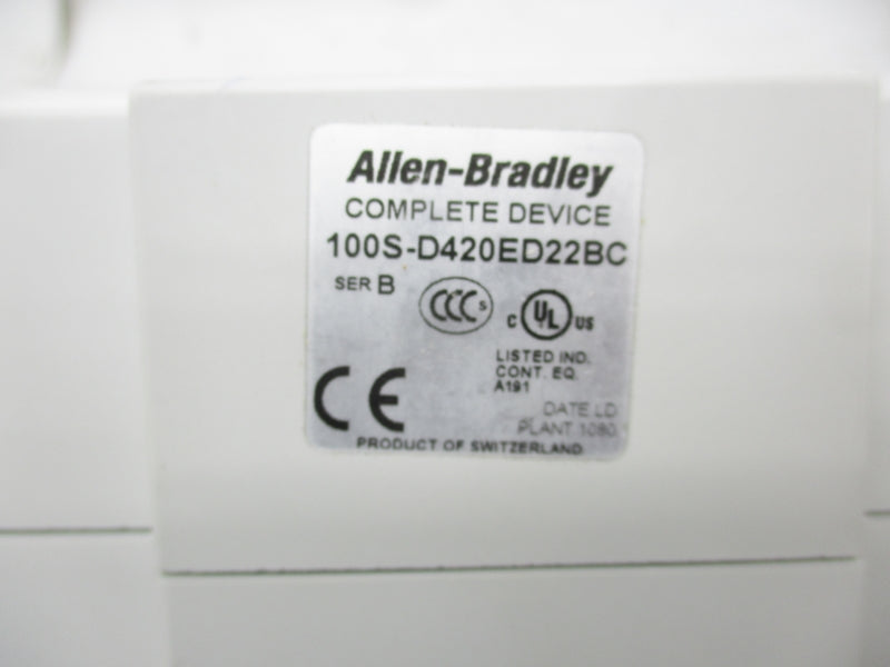 ALLEN BRADLEY 100S-D420ED22BC SER. B 110-130V NSMP