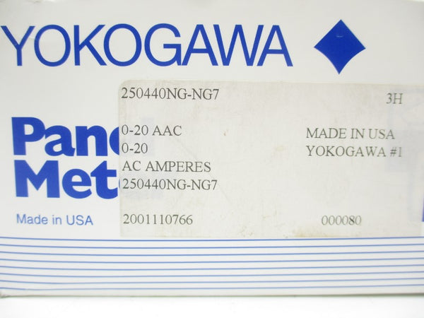 YOKOGAWA 250440NG-NG7 0-20A NSMP