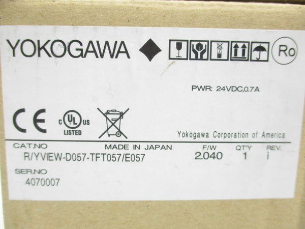 YOKOGAWA R/YVIEW-D057-TFT057-E057 24VDC 0.7A NSMP