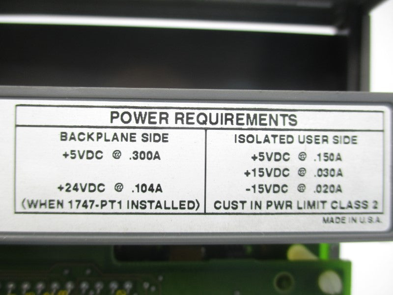 ALLEN BRADLEY 1746-HSRV SER. A F/W1.01 24VDC .104A NSMP