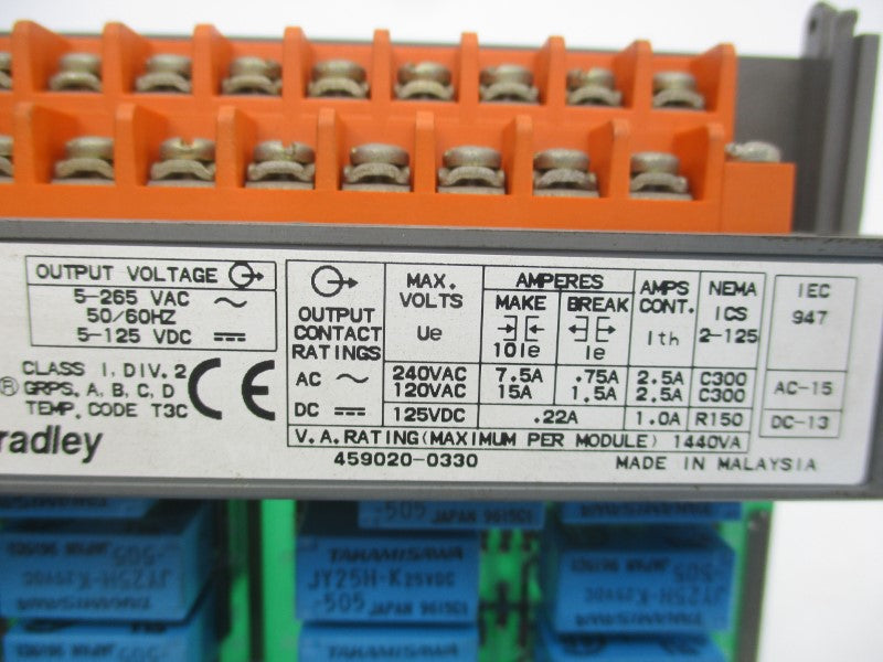 ALLEN BRADLEY 1746-OW16 SER. C 5-265VAC (NO DOOR) NSNP