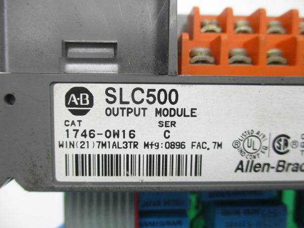 ALLEN BRADLEY 1746-OW16 SER. C 5-265VAC (NO DOOR) NSNP