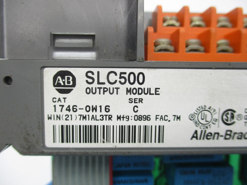 ALLEN BRADLEY 1746-OW16 SER. C 5-265VAC (NO DOOR) NSNP