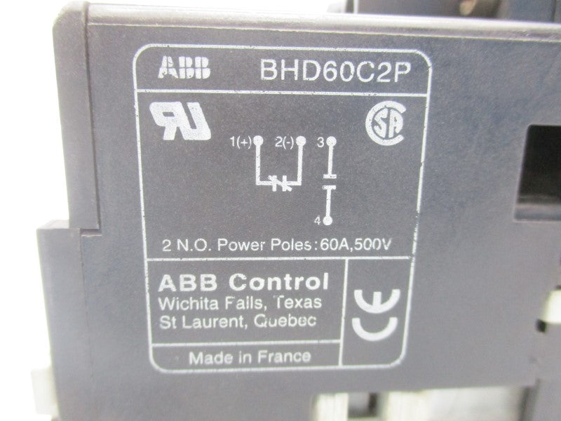 ABB BHD60C2P 110/120V UNMP