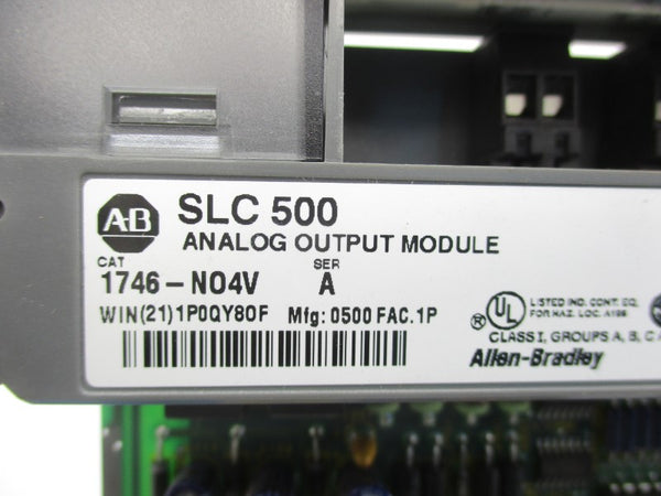 ALLEN BRADLEY 1746-NO4V SER. A 10VDC UNMP