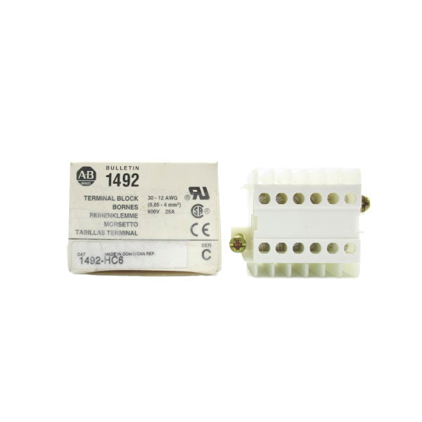 ALLEN BRADLEY 1492-HC6 SER. C 600V 25A  (WH) NSMP