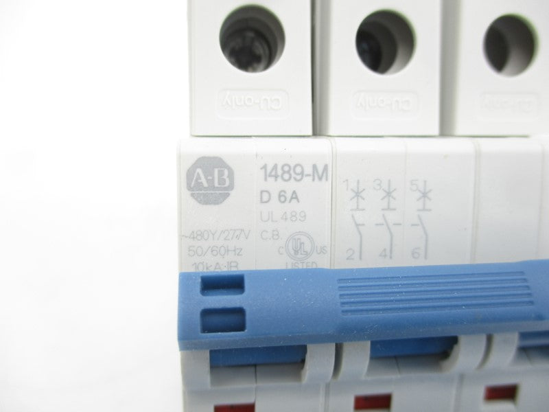 ALLEN BRADLEY 1489-M3D060 SER. D 277V 6A NSMP