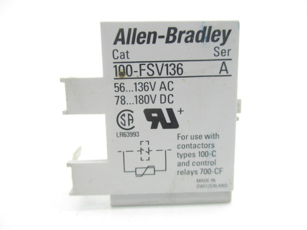 ALLEN BRADLEY 100-FSV136 SER. A 56-136VAC UNMP