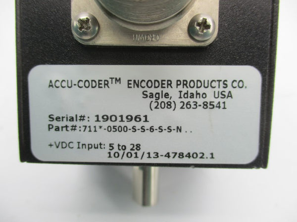 ACCU CODER 711-0500-S-S-6-S-S-N 5-28VDC NSNP