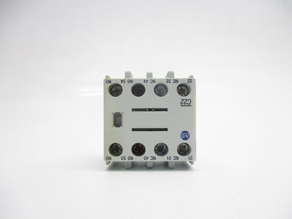 ALLEN BRADLEY 100-FC22 SER. B 600VAC 10A (WH) NSMP
