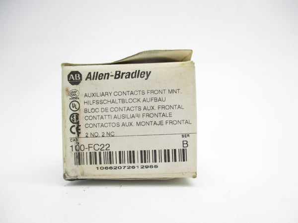 ALLEN BRADLEY 100-FC22 SER. B 600VAC 10A (WH) NSMP