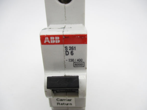 ABB S261-D6 230/400V 6A UNMP