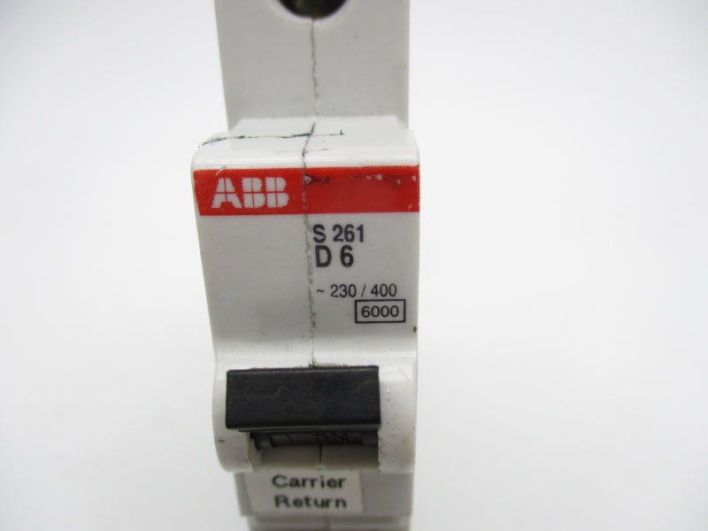 ABB S261-D6 230/400V 6A UNMP