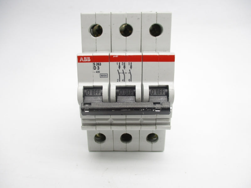ABB S263-D3 400V 3A UNMP